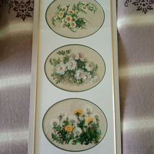 Работа «Полевые цветы 3. Триптих.»