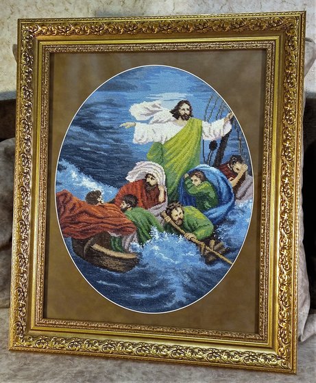 Работа «" Иисус успокаивает бурю "»