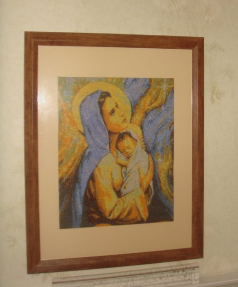 Работа «Мадонна с младенцем»