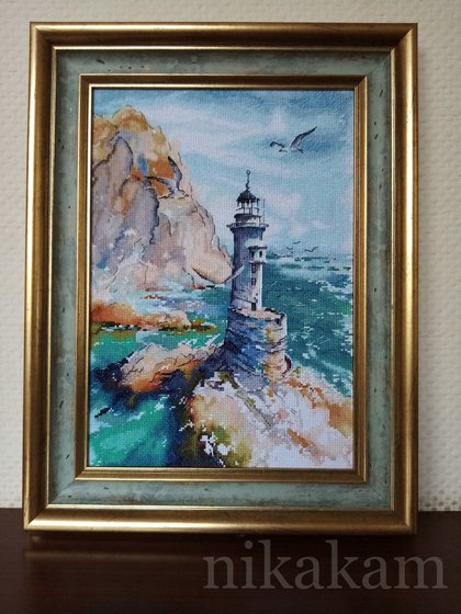 Работа «Маяк на мысе Анива»