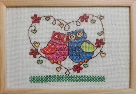 Работа «Влюблённые совы»