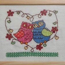 Работа «Влюблённые совы»