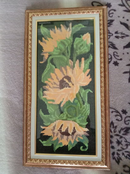 Работа «Подсолники фен шуй»