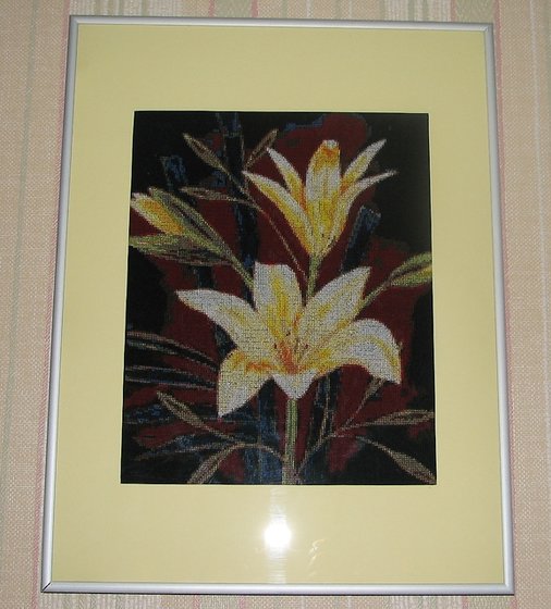 Работа «Лилии»