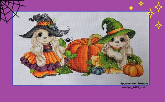 Работа «Зайка_ми ведьмочка с Зайкой-Ми тыковка.»