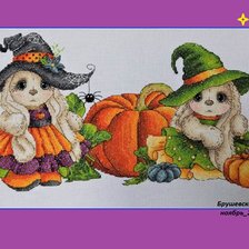 Работа «Зайка_ми ведьмочка с Зайкой-Ми тыковка.»