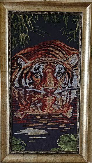 Работа «Тигр в воде»