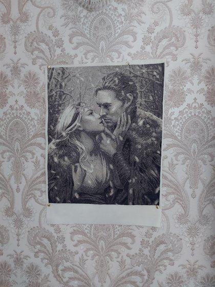 Работа «"Снежный поцелуй"»