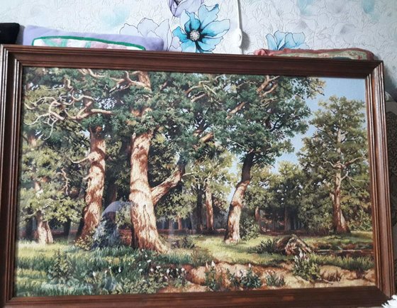 Работа «Дубовая роща от Лукас»