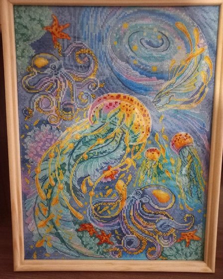 Работа «Космический океан от Даши Смирновой»