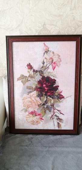 Работа «Букет роз»
