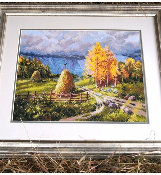 Работа «Овен. Осенняя гроза.»