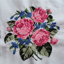 Работа «Букет роз»