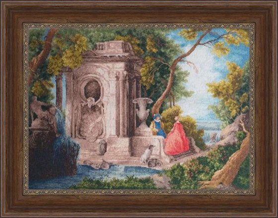 Работа «Сцена в парке 1740-е гг»