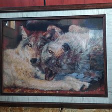 Работа «Пара волков»