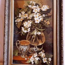 Работа «Жасмин в вазе»