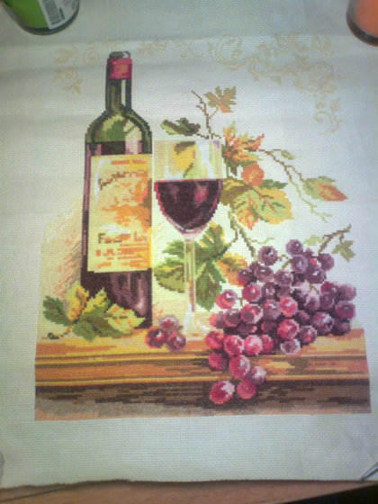 Работа «Красное вино»