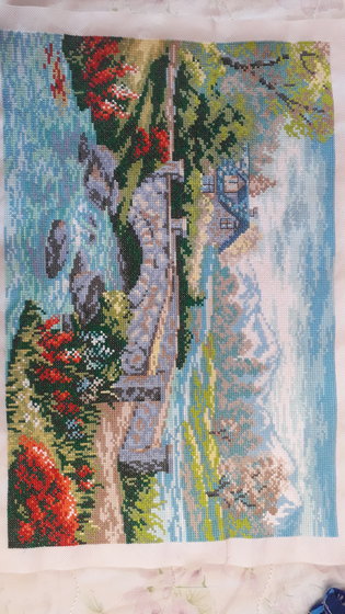 Работа «Домик у реки»