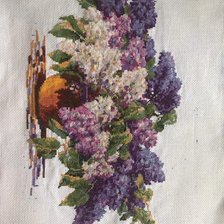 Работа «Букет сирени»