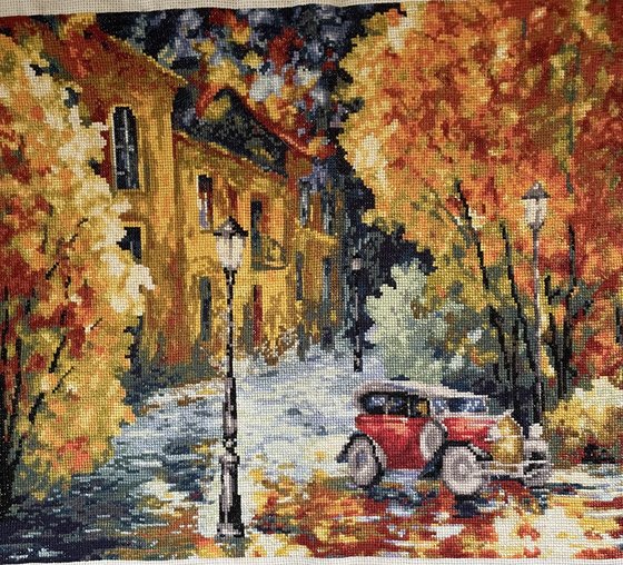 Работа «По картине Афремова»