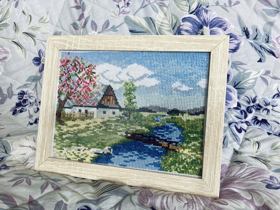 Работа «Домик в деревне»