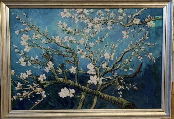 Работа «Ван Гог Цветущая ветка миндаля»