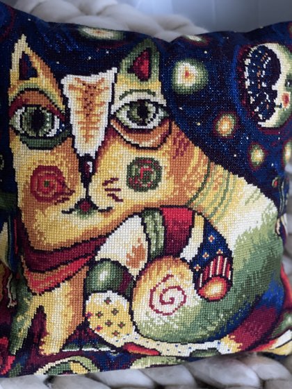 Работа «подушка Кот»