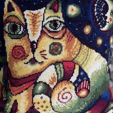 Работа «подушка Кот»