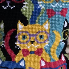 Работа «подушка Кот 2»