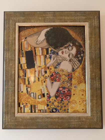 Работа «Климт Поцелуй»