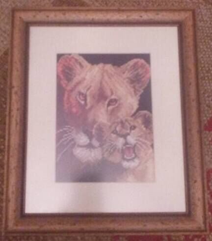 Работа «Львица и львёнок»