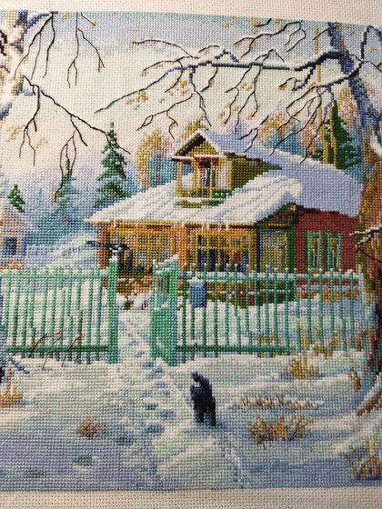 Работа «Зимний день»