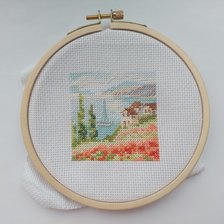 Работа «Маки у моря»