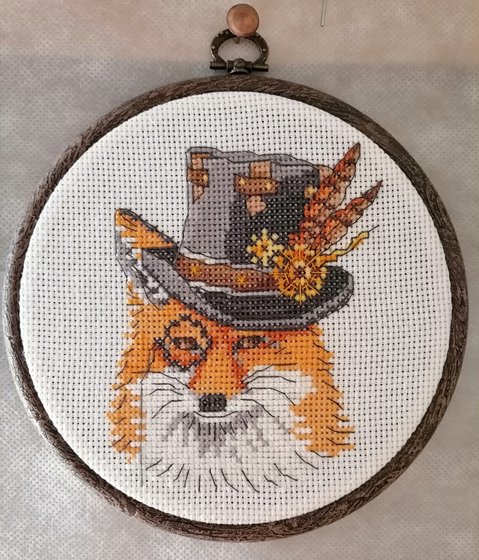 Работа «Лис в стиле ноор-аrт»