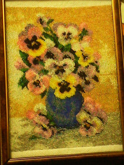 Работа «ваза с цветами»