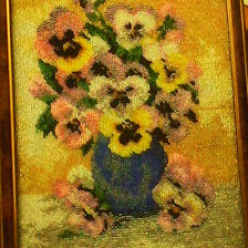 Работа «ваза с цветами»