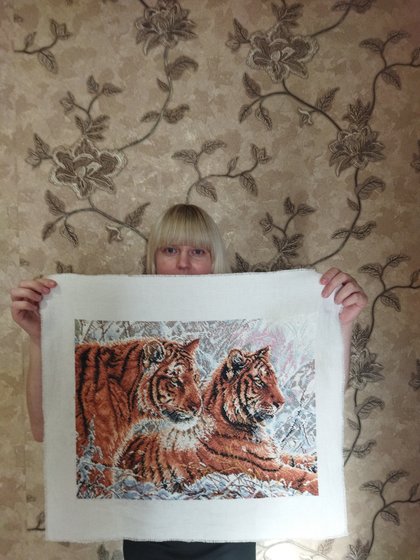 Работа «Амурские тигры»