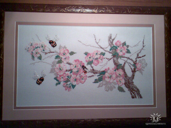 Работа «Ветка сакуры.»