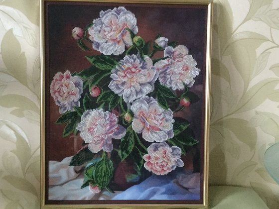 Работа «Пионы»