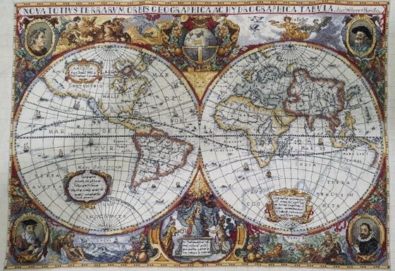Работа «Древняя карта мира»