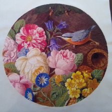 Работа «Цветы у ручья»