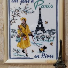 Работа «Один день в Париже зимой»