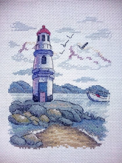 Работа «М-216, МП Студия, 'Маяк'18*14см»