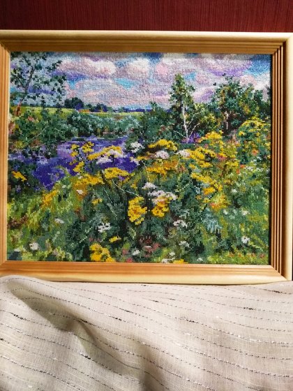 Работа «"Полевая рябинка"  А.А.Рылов»