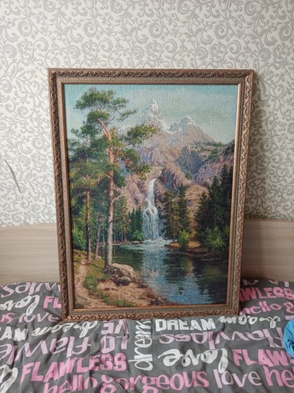 Работа «Горный водопад»