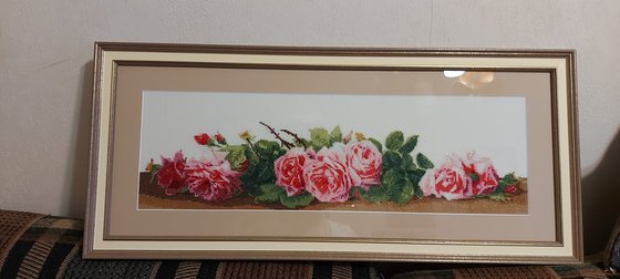 Работа «Розовый аромат из кол. З Р»