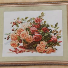 Работа «Букет роз»