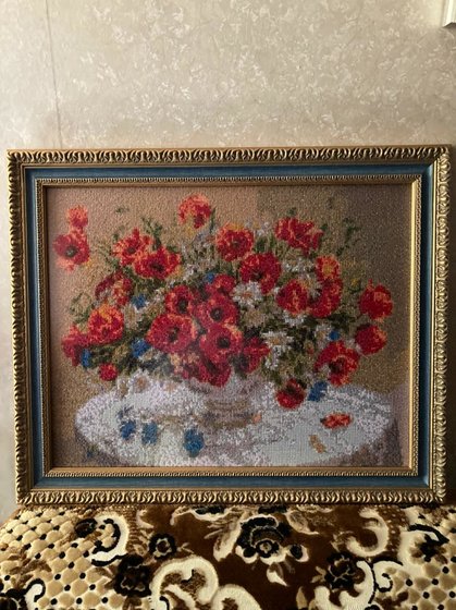 Работа «Полевой букет»