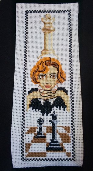 Работа «Книжная закладка "Ход королевы", 5,5 х 16 см»