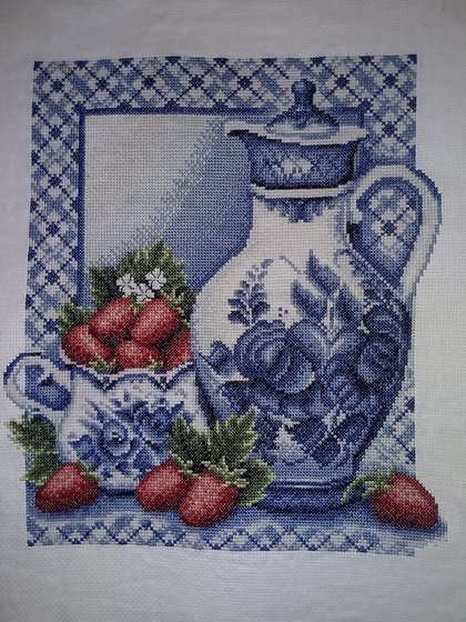 Работа «Клубника со сливками.»